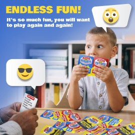 Kids VS Parents - Family Game for Kids 4-12 | Games for Family Game Night | Fun Card Games with 200 Conversation Starter Cards for 10-90 Minutes Play Time