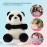 Sew Butiful 8.6 Panda Stuffed Animals Plush, Cute Plushies for Animal Themed Parties Teacher Student Award, Animal Toys for Baby, Boy, Girls, Great for Nursery, Room Decor, Bed (Panda)