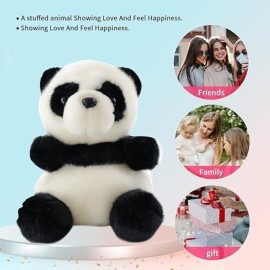 Sew Butiful 8.6 Panda Stuffed Animals Plush, Cute Plushies for Animal Themed Parties Teacher Student Award, Animal Toys for Baby, Boy, Girls, Great for Nursery, Room Decor, Bed (Panda) Sew Butiful 8.6 Panda Stuffed Animals Plush, Cute Plushies for Animal Themed Parties Teacher Student Award, Animal Toys for Baby, Boy, Girls, Great for Nursery, Room Decor, Bed (Panda)