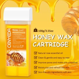 Digital Honey Wax Kit for Women\'s Hair Removal - Roll On Warmer with 2 Cartridges and 100 Wax Strips Digital Honey Wax Kit for Women\'s Hair Removal - Roll On Warmer with 2 Cartridges and 100 Wax Strips