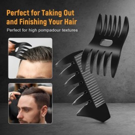 Stylemate Men\'s Hair Styling Combs and Brush Set - Roller Brush for Adding Volume, Pompadour, Slicked-back, Fauxhawk, Undercut Styling Combs Stylemate Men\'s Hair Styling Combs and Brush Set - Roller Brush for Adding Volume, Pompadour, Slicked-back, Fauxhawk, Undercut Styling Combs