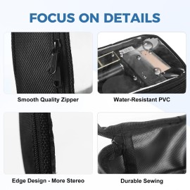 Moyad TSA Approved Clear Toiletry Bag, 2 Pack Quart Size 3-1-1 Liquids Pouch for Travel, Transparent Makeup & Cosmetic Organizer for Women Men, Black Moyad TSA Approved Clear Toiletry Bag, 2 Pack Quart Size 3-1-1 Liquids Pouch for Travel, Transparent Makeup & Cosmetic Organizer for Women Men, Black
