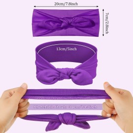 Giegxin 12 Pack Colorful Polyester Cloth Headbands for Girls Removable Rabbit Ear Bow Hairbands Hair Accessories, 12 Colors Giegxin 12 Pack Colorful Polyester Cloth Headbands for Girls Removable Rabbit Ear Bow Hairbands Hair Accessories, 12 Colors