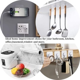 Adhesive Hooks for Hanging Heavy Duty Wall Hooks Self Adhesive Towel Coat Hooks Waterproof Transparent Hook for Bathroom Shower Kitchen Keys Door Outdoor Home Improvement Utility Hook 12 Pack Adhesive Hooks for Hanging Heavy Duty Wall Hooks Self Adhesive Towel Coat Hooks Waterproof Transparent Hook for Bathroom Shower Kitchen Keys Door Outdoor Home Improvement Utility Hook 12 Pack