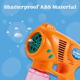 JOYIN 2 Bubble Guns with 2 Refill Solution (10 oz Total), Automatic Bubble Maker Blower Machine for Kids, Toddlers, Outdoors, Party, Birthday Gift, Easter Toys (Blue, Orange) JOYIN 2 Bubble Guns with 2 Refill Solution (10 oz Total), Automatic Bubble Maker Blower Machine for Kids, Toddlers, Outdoors, Party, Birthday Gift, Easter Toys (Blue, Orange)