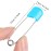 100 Pcs Diaper Pins, 2.2in Diaper Pins for Cloth Diapers Heavy Duty, Stainless Steel Baby Safety Pins, Plastic Head Baby Pins with Safe Locking Closures (6 Colors)