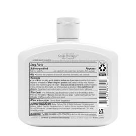 Neutrogena Scalp Therapy Anti-Dandruff Shampoo Extra Strength, with 3% salicylic acid, Fragrance Free, 12 fl oz Neutrogena Scalp Therapy Anti-Dandruff Shampoo Extra Strength, with 3% salicylic acid, Fragrance Free, 12 fl oz