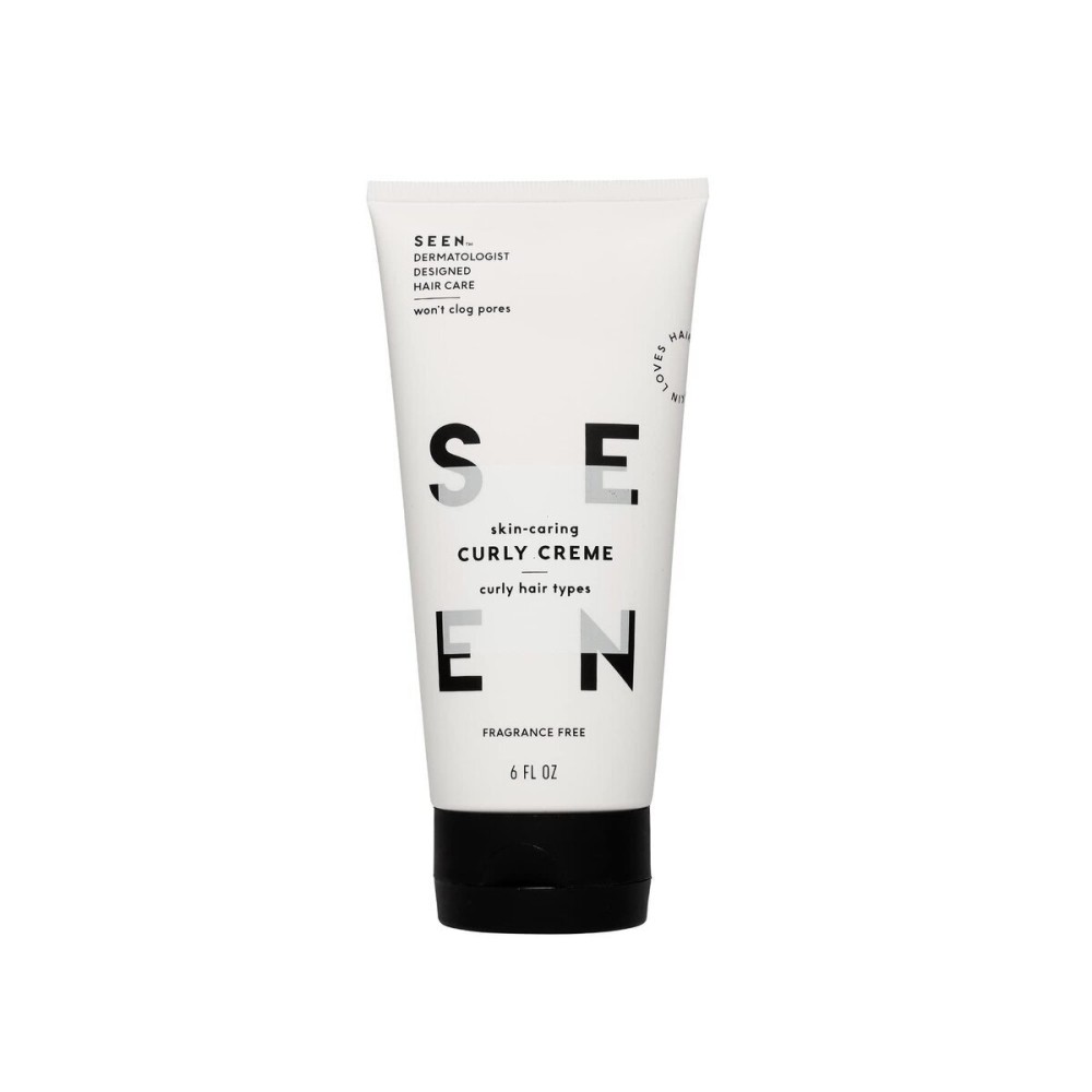 SEEN Curly Creme, Fragrance Free - Non-Comedogenic & Sulfate Free Curl Defining Styling Hair Cream- Anti Frizz- Heat Protectant- Safe for Sensitive Skin SEEN Curly Creme, Fragrance Free - Non-Comedogenic & Sulfate Free Curl Defining Styling Hair Cream- Anti Frizz- Heat Protectant- Safe for Sensitive Skin