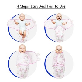 Soarwg Kids Baby Swaddle, Swaddle Blanket, Swaddle Sack, Organic Nursery Swaddling Blankets 0-3 Months, Standard 100 by Oeko-TEX, Adjustable Newborn Swaddle Wrap Infant Sleep Sacks 4 Pack Small Soarwg Kids Baby Swaddle, Swaddle Blanket, Swaddle Sack, Organic Nursery Swaddling Blankets 0-3 Months, Standard 100 by Oeko-TEX, Adjustable Newborn Swaddle Wrap Infant Sleep Sacks 4 Pack Small
