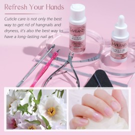 SAVILAND Cuticle Remover and Cuticle Oil Kit - Nail Care Kit with Cuticle Remover Liquid & 1.01 oz Cuticle Oil Cuticle Trimmer for Cuticle Softener & Moisturize Manicure Kit for Home Use SAVILAND Cuticle Remover and Cuticle Oil Kit - Nail Care Kit with Cuticle Remover Liquid & 1.01 oz Cuticle Oil Cuticle Trimmer for Cuticle Softener & Moisturize Manicure Kit for Home Use