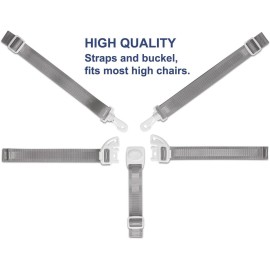 Todays Kids High Chair Straps, Compatible with Graco Highchairs, Replacement Harness Straps for Most 5 Point High Chairs, Replacement High Chair Belt Todays Kids High Chair Straps, Compatible with Graco Highchairs, Replacement Harness Straps for Most 5 Point High Chairs, Replacement High Chair Belt
