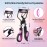 Eyelash Curlers Kit for Women w Lash Curler, Eyelash Comb Seperator, 3 in1 Mascara Brushes, Eyelash Extension Tweezers, Foldable Eyebrow Brush and Comb, 10 Silicone Refills Pads