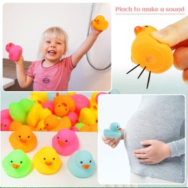 50 Pack Multicolor Mini Rubber Duck Bath Toy Colored Little Ducks 50 Pack Multicolor Mini Rubber Duck Bath Toy Colored Little Ducks