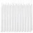 Tuyai 24 Pack Tall White Taper Candles, 10 inch (H) Dripless, Unscented Dinner Candle, Smokeless Taper Candles, Paraffin Wax with Cotton Wicks, 8 Hours Burn Time