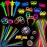 248 PCS Glow Sticks Party Pack - That Includes, 100 Pcs 8 Inch Glow sticks, 6 Pcs Glow Sticks Wands - Create Glow In The Dark Necklaces, Bracelets. Neon Light Sticks Decoration For Parties Favors Glow