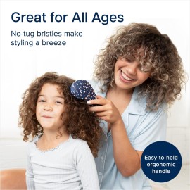 Crave Naturals Glide Thru Hair Brush - Detangler Brush for Curly, Straight, Wet or Dry Hair - Gentle Detangling Brushes for Adults, Kids, Toddlers - Hair Accessories for Women, 7.5x3 - Terazzo Crave Naturals Glide Thru Hair Brush - Detangler Brush for Curly, Straight, Wet or Dry Hair - Gentle Detangling Brushes for Adults, Kids, Toddlers - Hair Accessories for Women, 7.5x3 - Terazzo