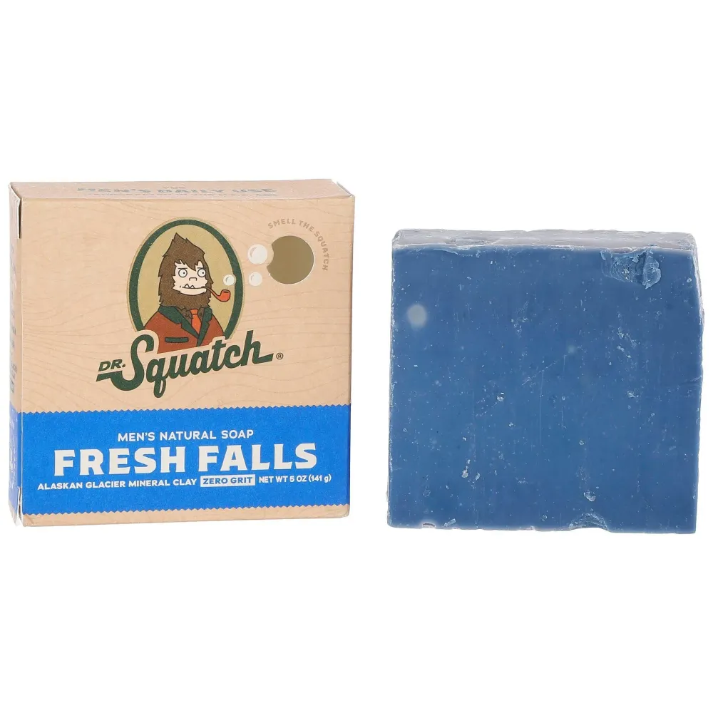 Dr. Squatch All Natural Bar Soap for Men with Zero Grit, Fresh Falls Dr. Squatch All Natural Bar Soap for Men with Zero Grit, Fresh Falls