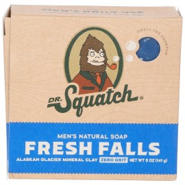 Dr. Squatch All Natural Bar Soap for Men with Zero Grit, Fresh Falls Dr. Squatch All Natural Bar Soap for Men with Zero Grit, Fresh Falls