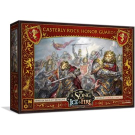 CMON A Song of Ice and Fire Tabletop Miniatures Game Casterly Rock Honor Guards Unit Box - Elite Protectors for Epic Battles! Strategy Game, Ages 14+, 2+ Players, 45-60 Minute Playtime, Made