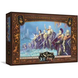 CMON A Song of Ice and Fire Tabletop Miniatures Game Golden Company Swordsmen Unit Box (Multilingual Edition) - Strategy Game for Adults, Ages 14+, 2+ Players, 45-60 Minute Playtime, Made