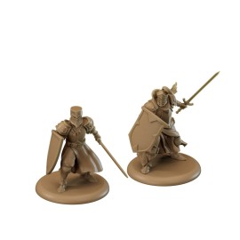 CMON A Song of Ice and Fire Tabletop Miniatures Game Golden Company Swordsmen Unit Box (Multilingual Edition) - Strategy Game for Adults, Ages 14+, 2+ Players, 45-60 Minute Playtime, Made CMON A Song of Ice and Fire Tabletop Miniatures Game Golden Company Swordsmen Unit Box (Multilingual Edition) - Strategy Game for Adults, Ages 14+, 2+ Players, 45-60 Minute Playtime, Made