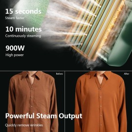 Nesugar Steamer for Clothes Steamer, Fashion Portable Handheld Garment Steamer, 0.8lbs Lightly, 15s Fast Heat-up, 10 Minutes of Continuous Steam, Light Mini Steam Iron for travel and home Nesugar Steamer for Clothes Steamer, Fashion Portable Handheld Garment Steamer, 0.8lbs Lightly, 15s Fast Heat-up, 10 Minutes of Continuous Steam, Light Mini Steam Iron for travel and home