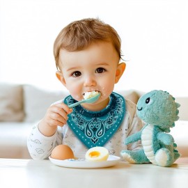 Maiwa 10 Pack Baby Triangle Bandana Bibs for Boys Girls for Drool Teething Eating with Snaps Maiwa 10 Pack Baby Triangle Bandana Bibs for Boys Girls for Drool Teething Eating with Snaps