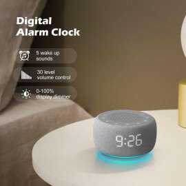 Buffbee Sound Machine & Alarm Clock 2-in-1, 18 Soothing Sound, 7 Night Light, Sleep Timer, Precise 30-Level Volume Control White Noise Machine Buffbee Sound Machine & Alarm Clock 2-in-1, 18 Soothing Sound, 7 Night Light, Sleep Timer, Precise 30-Level Volume Control White Noise Machine