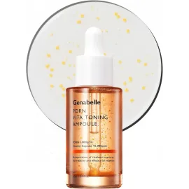 PDRN Vita Toning Ampoule - Lightweight Glass Skin & Toning Ampoule with Vitamin B, C, E, PDRN, Serum for Blemishes, Fine Lines and Rough Skin Texture, 1.01 fl oz
