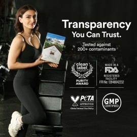 WELLBEING NUTRITION Organic Vegan Plant Protein Isolate Powder | 22g Protein, 5g BCAA | Prebiotics & 3B CFU Probiotics | No Bloating | Easy to Digest | Belgian Dark Chocolate - 500gm WELLBEING NUTRITION Organic Vegan Plant Protein Isolate Powder | 22g Protein, 5g BCAA | Prebiotics & 3B CFU Probiotics | No Bloating | Easy to Digest | Belgian Dark Chocolate - 500gm