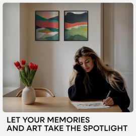 Homeforia Black 11x14 Picture Frame, High End Metal 11x14 Poster Frames with Mat 8x10, 11 x 14 Black Frame Matted to 8 x 10 inch Photo, 11 by 14 Thin Hanging Frames, Tempered Glass, Wall Kit, Set of 1 Homeforia Black 11x14 Picture Frame, High End Metal 11x14 Poster Frames with Mat 8x10, 11 x 14 Black Frame Matted to 8 x 10 inch Photo, 11 by 14 Thin Hanging Frames, Tempered Glass, Wall Kit, Set of 1