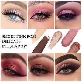 AMY\'S DIARY Pink eye shadow palettes,9 Colors Pink Rose Shimmer matte High Pigmented Glitter Pallete Eyeshadow Makeup Colorful Lasting Waterproof Makeup Eyeshadow Palette AMY\'S DIARY Pink eye shadow palettes,9 Colors Pink Rose Shimmer matte High Pigmented Glitter Pallete Eyeshadow Makeup Colorful Lasting Waterproof Makeup Eyeshadow Palette