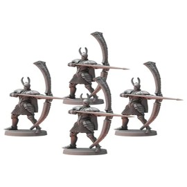 Steamforged Games Dark Souls The Role Playing Game: Silver Knight Greatbowmen Miniatures & Stat Cards