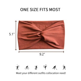 Jesries 10 PCS Women Headbands African Wide Hair Wrap Extra Turban Head Bands for Lady Large Sport Workout Stretch Non-slip Big Hair Bands Jesries 10 PCS Women Headbands African Wide Hair Wrap Extra Turban Head Bands for Lady Large Sport Workout Stretch Non-slip Big Hair Bands