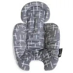 4moms RockaRoo and MamaRoo Infant Insert, Machine Washable, Soft, Plush Fabric, Reversible Design, Dark Grey