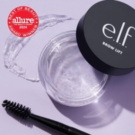 e.l.f. Brow Lift, Clear Eyebrow Shaping Wax For Holding Brows In Place, Creates A Fluffy Feathered Look, Vegan & Cruelty-Free, Clear e.l.f. Brow Lift, Clear Eyebrow Shaping Wax For Holding Brows In Place, Creates A Fluffy Feathered Look, Vegan & Cruelty-Free, Clear