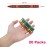 Lucky Art 20 Sets of 4 Packs (80 count) Standard Size Crayons - Mini Crayon Packs Non-Toxic Crayons; Crayons in bulk for Kids Party Favors, School Supplies for Teachers & Travel Crayons