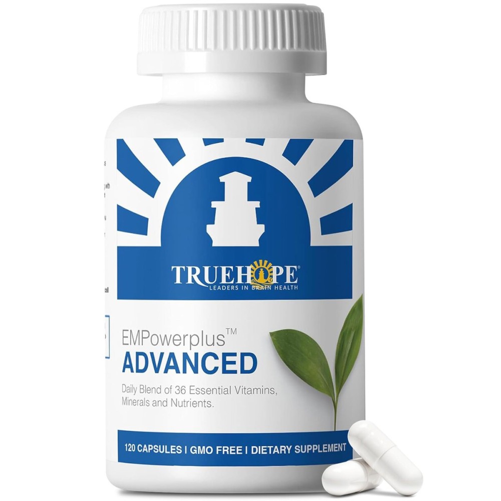 Truehope EMPowerplus Advanced Multivitamin for Women and Men - Broad-Spectrum Essential Multivitamin and Chelated Minerals to Support Cognitive Functions - Original Formulation - 120 Capsules Truehope EMPowerplus Advanced Multivitamin for Women and Men - Broad-Spectrum Essential Multivitamin and Chelated Minerals to Support Cognitive Functions - Original Formulation - 120 Capsules