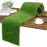 GLOBREEN Artificial Grass Table Runner, Greenery Faux Turf Table Centerpiece Decor Golf Theme Party, Birthday, Picnic, Dining, Wedding, Home DIY Crafts 12 x 48