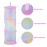 Basumee Stuffed Animals Net or Hammock 2 Pcs Stuffed Animals Storage Toy Net Hammock for Plushies Storage Organizer Mesh Kids Girls Room Decor, Rainbow, 3 Tiers
