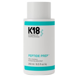 K18 PEPTIDE PREP Color-Safe Detox Clarifying Shampoo, Non-Stripping, pH-Optimized Cleanse, Removes Product Buildup, Dirt, Oils & Metals, 8.5 Fl Oz K18 PEPTIDE PREP Color-Safe Detox Clarifying Shampoo, Non-Stripping, pH-Optimized Cleanse, Removes Product Buildup, Dirt, Oils & Metals, 8.5 Fl Oz