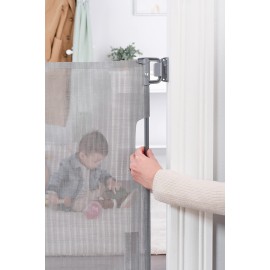 Regalo Extra Wide Retractable Baby Gate, Award Winning Brand, Expands up to 50 Wide, Easy Install, Includes Installation Template, Locking Indicator Regalo Extra Wide Retractable Baby Gate, Award Winning Brand, Expands up to 50 Wide, Easy Install, Includes Installation Template, Locking Indicator