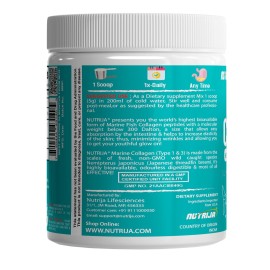 NutriJa Marine Collagen Peptides - Hydrolyzed Fish Collagen - Highly Bioavailable - Small Molecule Size 300Da (0.3 kDa) 200grams NutriJa Marine Collagen Peptides - Hydrolyzed Fish Collagen - Highly Bioavailable - Small Molecule Size 300Da (0.3 kDa) 200grams
