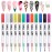 Gorvalin 12 Colors Nail Art Pens, 3D Quick Dry Nail Point Graffiti Dotting Liner Pen Sets Nail Art Painted Pen Drawing Nail Design Kit for Nail DIY Decoration