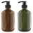 2 PCS 10 OZ Pump Bottle Plastic Pump Lotion Dispenser Empty Bottles Refillable Plastic Containers for Shampoo Lotion Body Wash, Creams, Moisturizer, Massage Oil, Multicolor