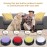 PELTEFLU Voice Recording Button, 30 Second Record Button for Dog Pet Interactivity, Gift for Friend, Family, 4 Color Have Coffee and White