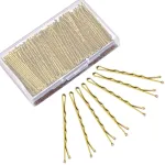 MORGLES Blonde Bobby Pins for Women, 240 Pcs Gold Bobby Hair Pins with Box, 2.2 Inches