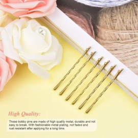 MORGLES Blonde Bobby Pins for Women, 240 Pcs Gold Bobby Hair Pins with Box, 2.2 Inches MORGLES Blonde Bobby Pins for Women, 240 Pcs Gold Bobby Hair Pins with Box, 2.2 Inches