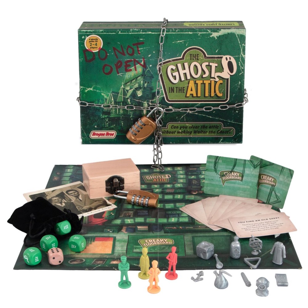 The Mystery Agency - The Ghost in The Attic - Award-Winning Haunted Escape-Room Board Game - 1-6 Players - Age 12+ The Mystery Agency - The Ghost in The Attic - Award-Winning Haunted Escape-Room Board Game - 1-6 Players - Age 12+
