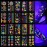 20Sheet Glow in The Dark Temporary Tattoos 160+Styles Aldult Fluorescence UV Neon Body Face Fake Waterproof Tattoo Stickers for Women Men,Rave Festival Accessory Party Supplies